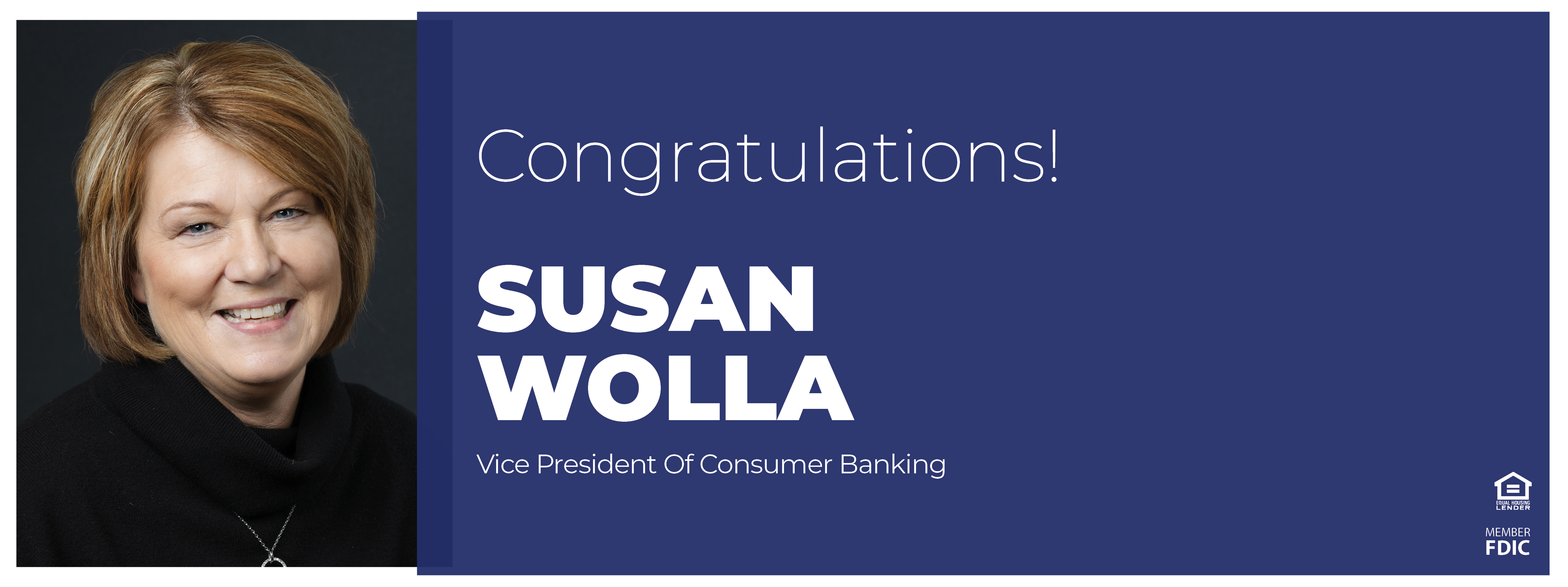 Congratulations Susan Wolla