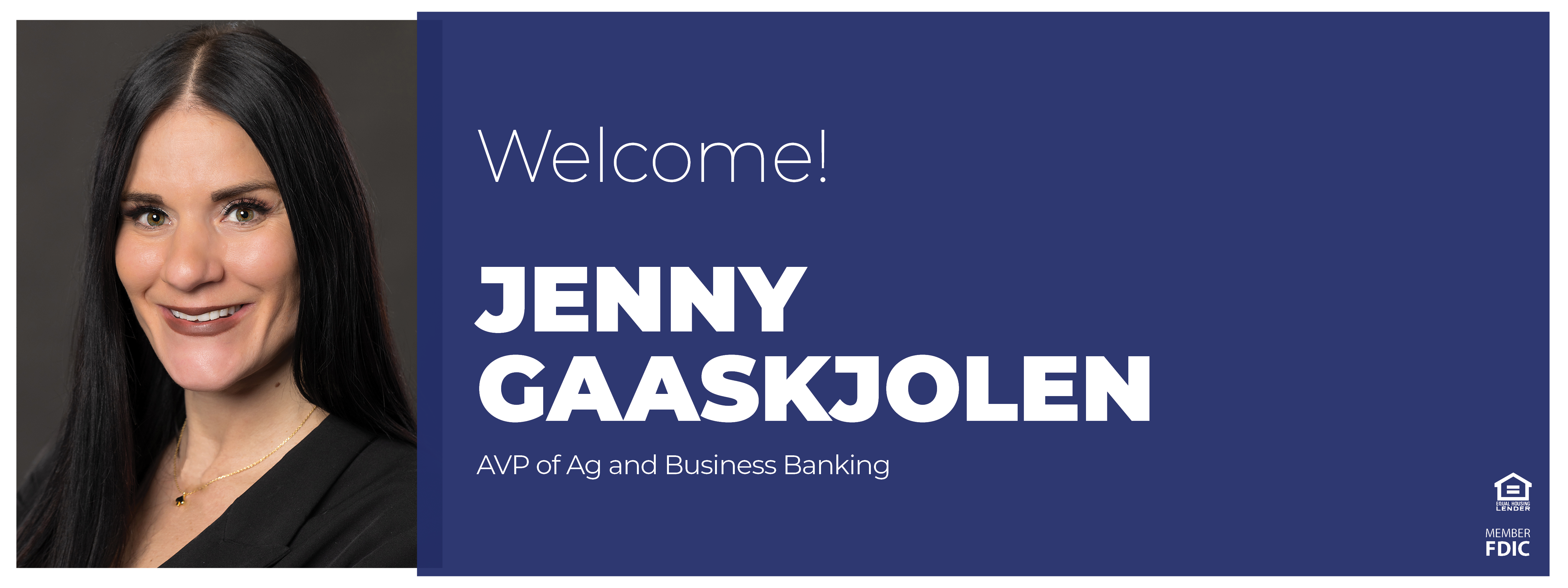 Welcome Jenny Gaaskjolen