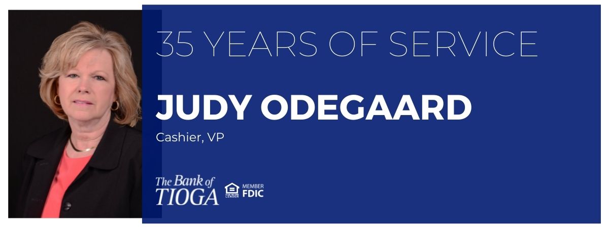 35 Years of Service, Judy Odegarrd