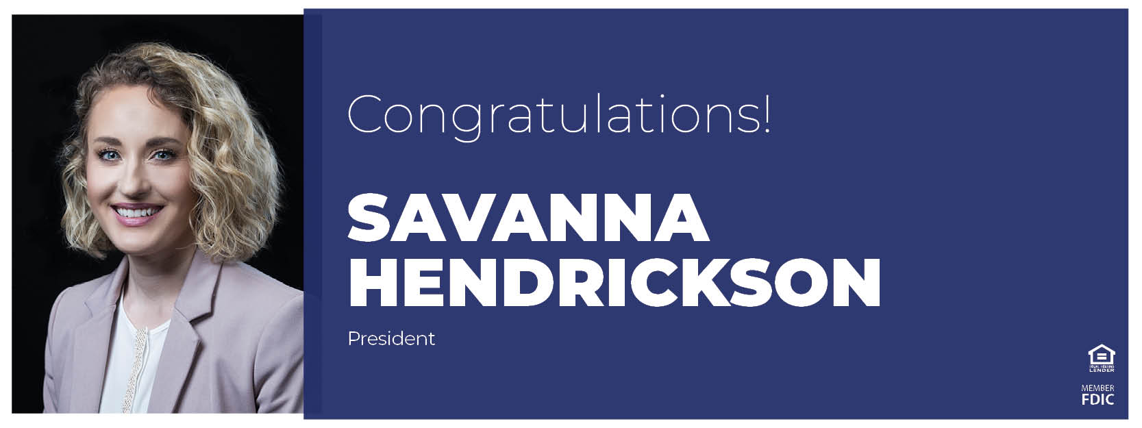 Congratulations Savanna Hendrickson